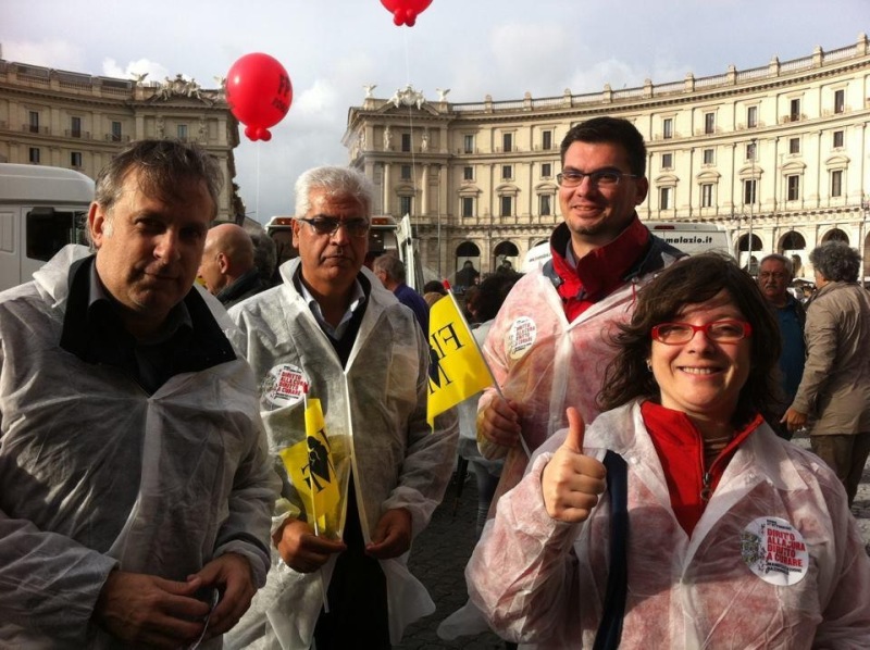 Manifestazione nazionale “Diritto alla cura, diritto a curare” a Roma del 27 ottobre p.v.